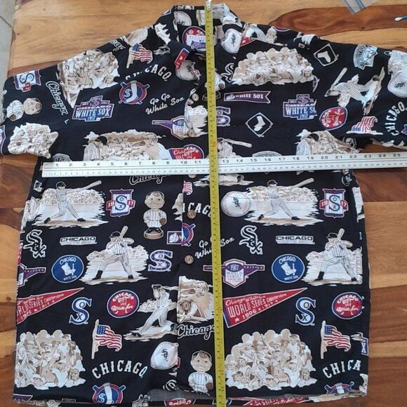 Reyn Spooner White Sox Vintage button up Shirt - Picture 9 of 12